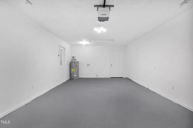153 Eulon Loop, Raeford, NC 28376 - garage featuring electric water heater and a garage door opener