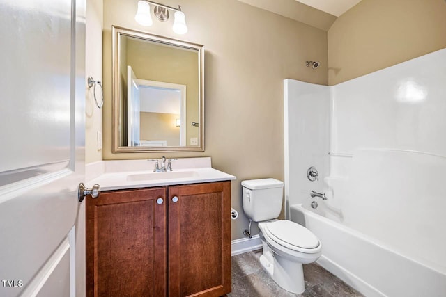 610 Bennett Mtn, Chapel Hill, NC 27516 - bathroom with vanity,  shower combination, and tile patterned floors