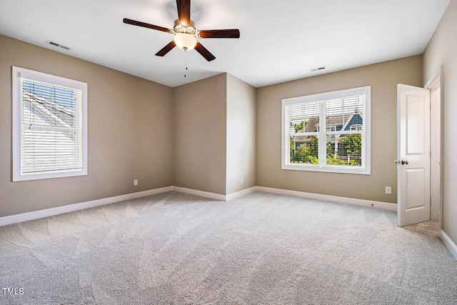 610 Bennett Mtn, Chapel Hill, NC 27516 - carpeted empty room featuring ceiling fan and baseboards