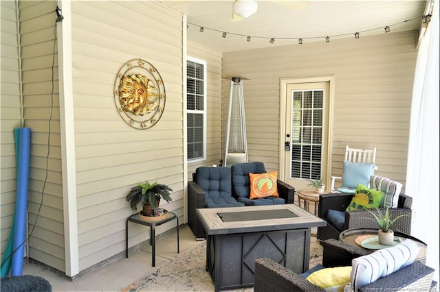 930 Old Vander Rd, Fayetteville, NC 28312 - view of patio featuring an outdoor living space