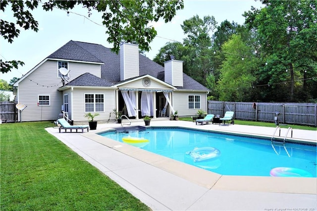 930 Old Vander Rd, Fayetteville, NC 28312 - view of pool featuring a fenced backyard and a patio