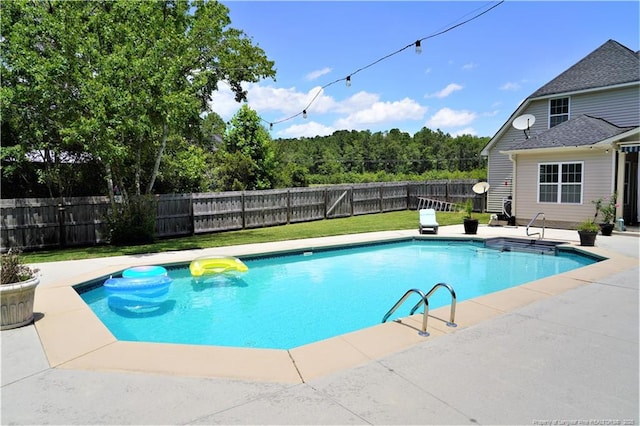 930 Old Vander Rd, Fayetteville, NC 28312 - view of pool featuring a fenced backyard and a patio area