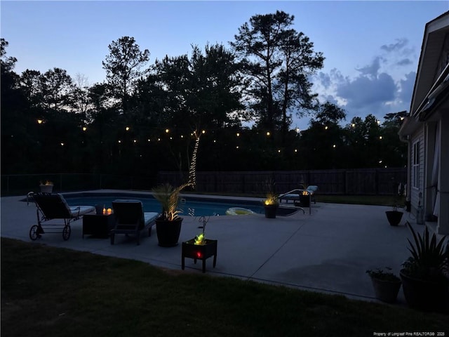 930 Old Vander Rd, Fayetteville, NC 28312 - view of swimming pool with a fenced backyard and a patio area