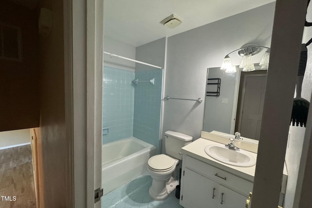 609 Sloan Dr, Cary, NC 27511 - bathroom with vanity and shower / bathtub combination