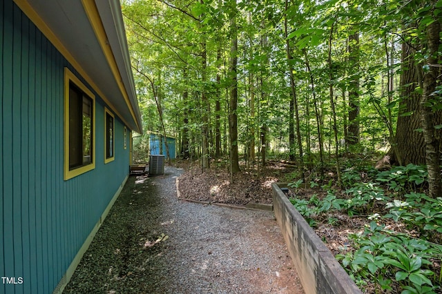 9709 Greenfield Rd, Chapel Hill, NC 27516 - view of yard with a view of trees