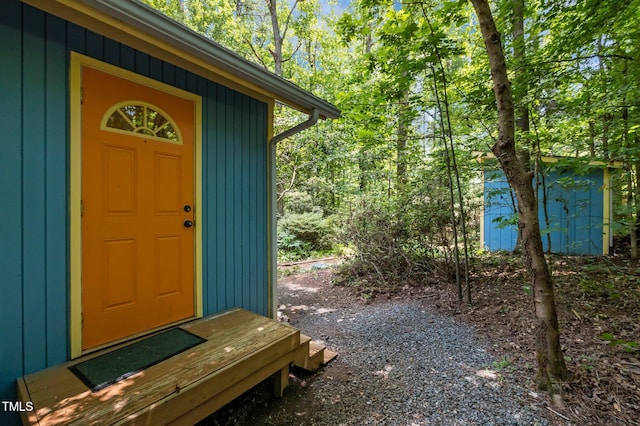 9709 Greenfield Rd, Chapel Hill, NC 27516 - entrance to property