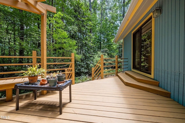 9709 Greenfield Rd, Chapel Hill, NC 27516 - view of deck