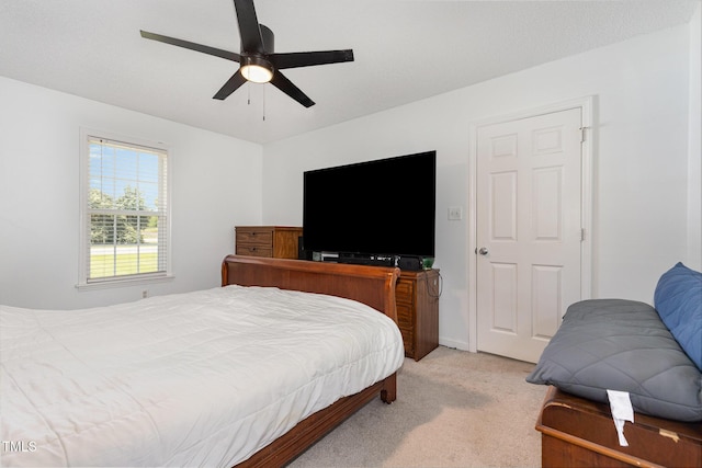 11 Sherman Rd, Fuquay Varina, NC 27526 - bedroom featuring light carpet and ceiling fan