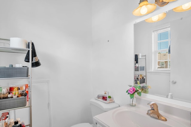 117 James Dr, Pine Level, NC 27568 - half bath with toilet and vanity
