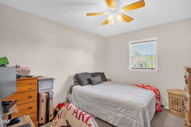 117 James Dr, Pine Level, NC 27568 - bedroom with carpet and a ceiling fan