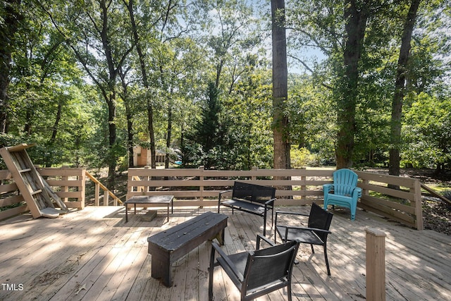 900 Beaman St, Clinton, NC 28328 - view of deck