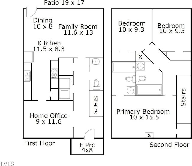 1611 Poole Rd, Raleigh, NC 27610 - view of home floor plan
