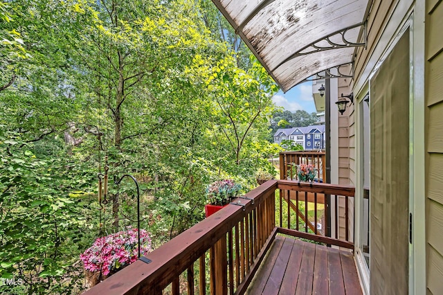 1434 Salem Creek Dr, Apex, NC 27502 - view of deck