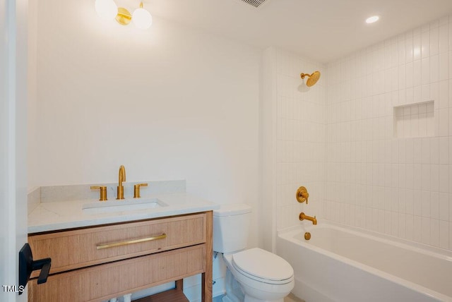 2129 Ridge Rd, Raleigh, NC 27607 - full bathroom with vanity and bathing tub / shower combination