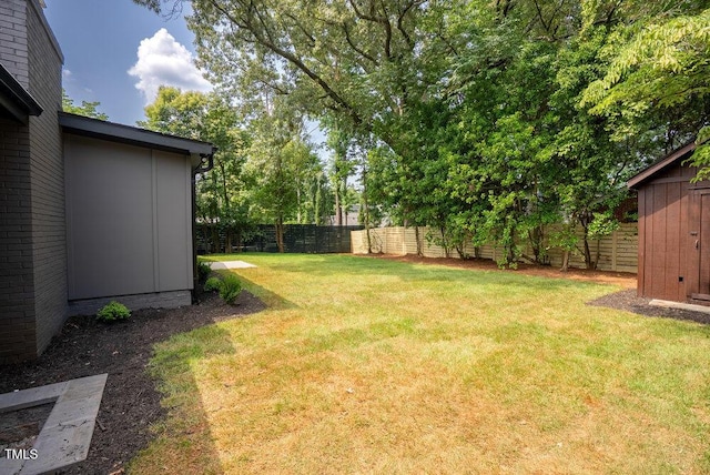 2129 Ridge Rd, Raleigh, NC 27607 - fenced backyard with a storage unit
