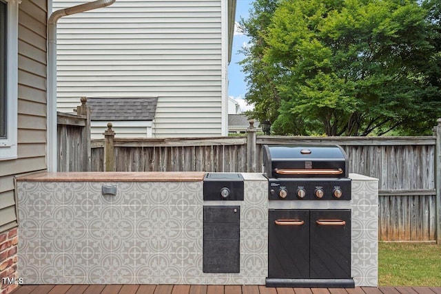 7414 Brandon Allen Ave, Raleigh, NC 27613 - view of patio featuring grilling area