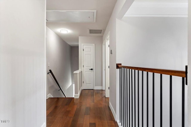 7414 Brandon Allen Ave, Raleigh, NC 27613 - corridor with an upstairs landing and hardwood / wood-style floors