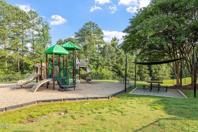 7414 Brandon Allen Ave, Raleigh, NC 27613 - community playground featuring view of scattered trees