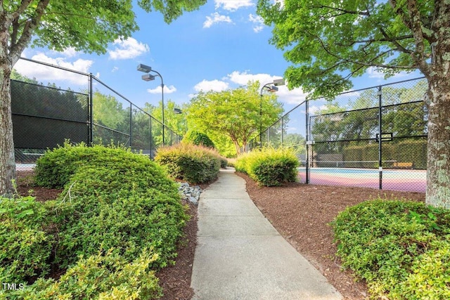 7414 Brandon Allen Ave, Raleigh, NC 27613 - view of home's community featuring a tennis court