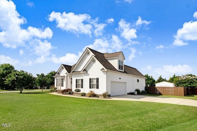 8101 Claybrooke Ct, Willow Springs, NC 27592 - view of front of house featuring concrete driveway and roof with shingles