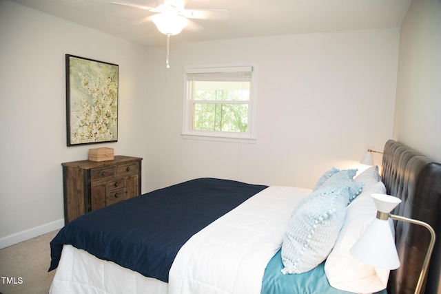 4028 Chaucer Dr, Durham, NC 27705 - bedroom featuring carpet and a ceiling fan
