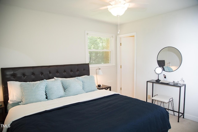 4028 Chaucer Dr, Durham, NC 27705 - bedroom featuring carpet and ceiling fan