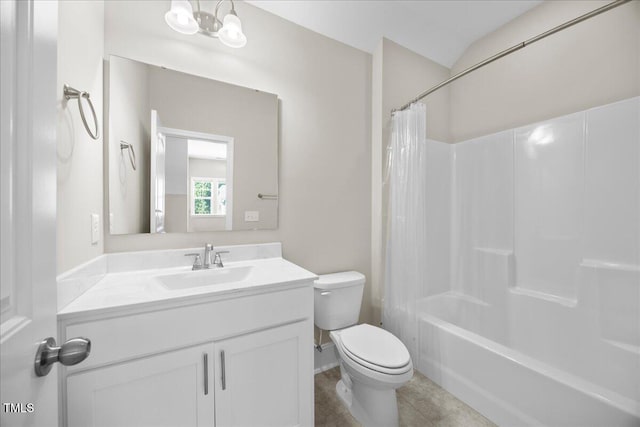 2223 Copper Pond Way, Fuquay Varina, NC 27526 - bathroom with vanity and shower / tub combo with curtain