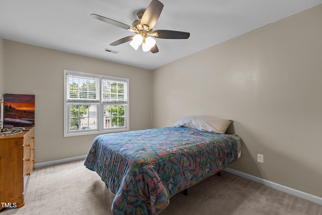 2104 Brockfield Ct, Raleigh, NC 27614 - carpeted bedroom featuring baseboards and ceiling fan