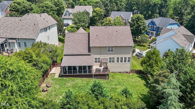 2104 Brockfield Ct, Raleigh, NC 27614 - aerial perspective of suburban area