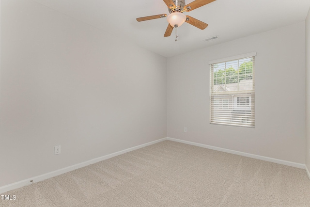 14309 Foxcroft Rd, Raleigh, NC 27614 - empty room with carpet and ceiling fan