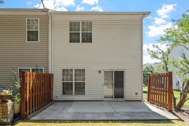 3021 Winding Waters Way, Raleigh, NC 27614 - rear view of property with a patio