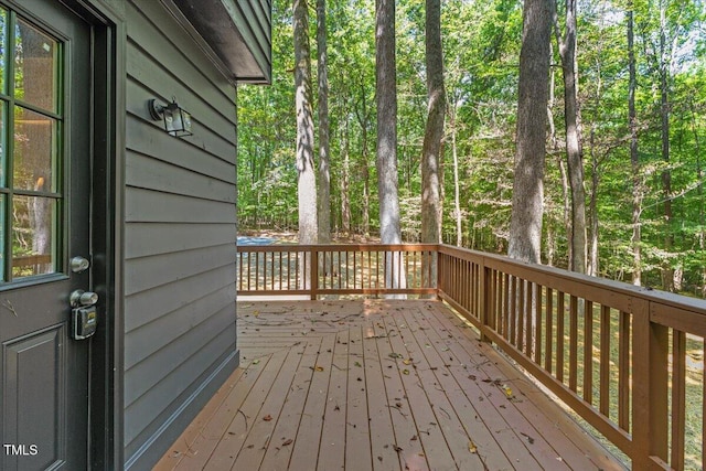 3218 Seven Springs Rd, Hillsborough, NC 27278 - view of wooden deck