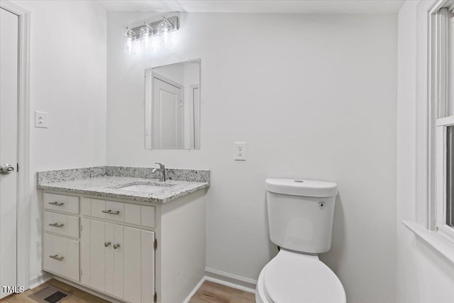 3218 Seven Springs Rd, Hillsborough, NC 27278 - bathroom with vanity and wood finished floors