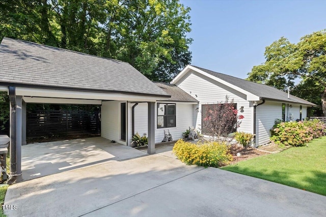 1103 S Bloodworth St, Raleigh, NC 27601 - view of front facade featuring concrete driveway and roof with shingles