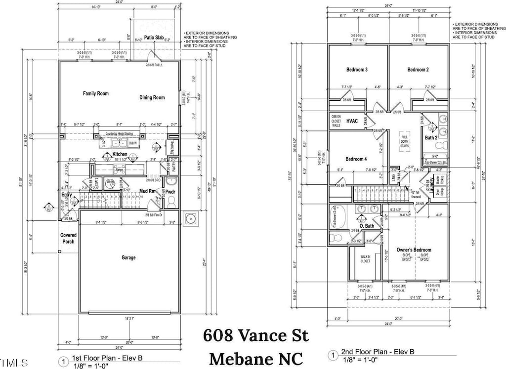 608 Vance St, Mebane, NC 27302 - view of room layout