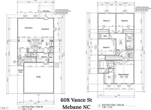 608 Vance St, Mebane, NC 27302 - view of room layout