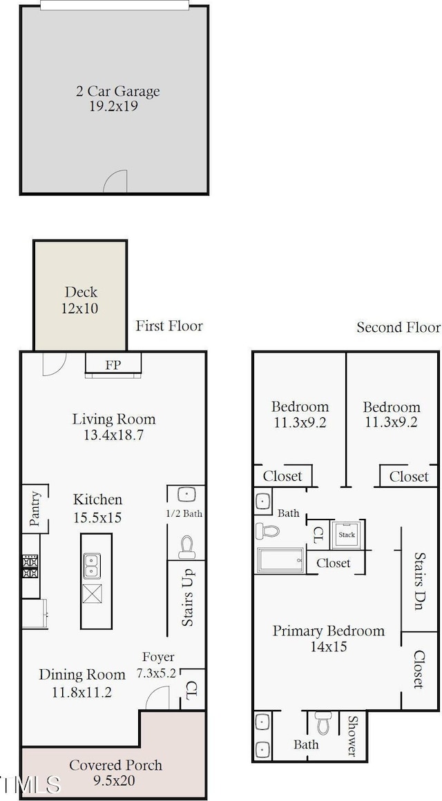 644 Granite Mill Blvd, Chapel Hill, NC 27516 - view of property floor plan