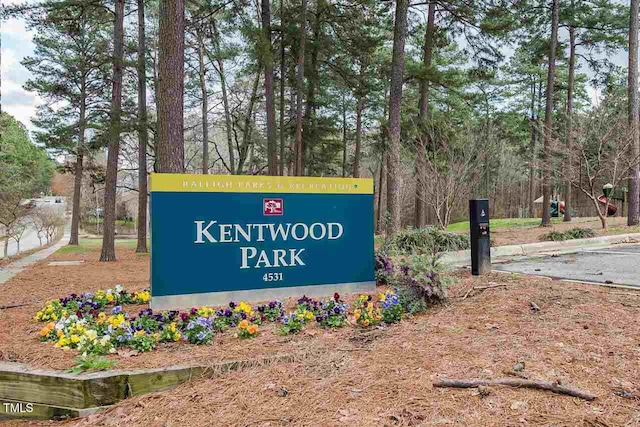 4324 Halliwell Dr, Raleigh, NC 27606 - view of community / neighborhood sign