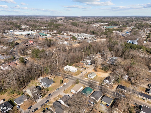 1603 N Alston Ave, Durham, NC 27701 - aerial overview of property's location with nearby suburban area