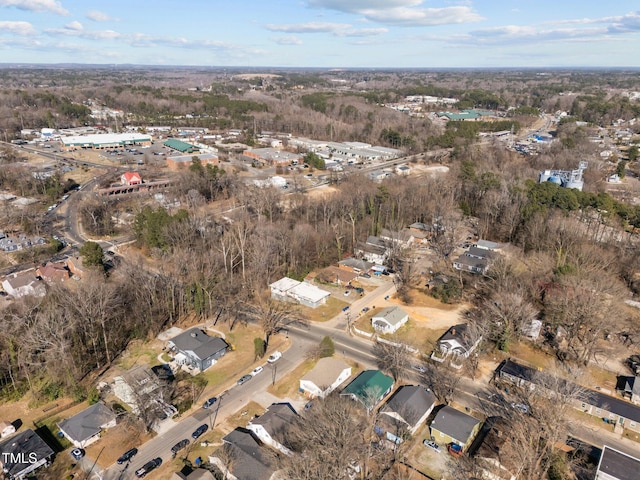1603 N Alston Ave, Durham, NC 27701 - aerial view of property and surrounding area featuring nearby suburban area