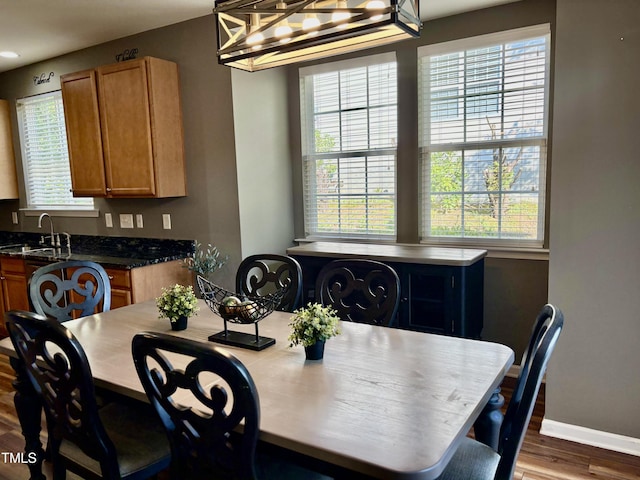 1121 Brookhill Way, Cary, NC 27519 - dining room with wood finished floors and baseboards