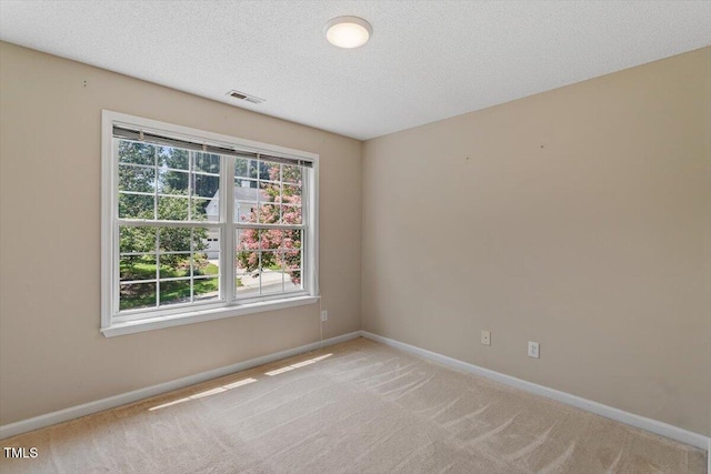 404 Ascott Way, Durham, NC 27713 - spare room with light carpet and a textured ceiling