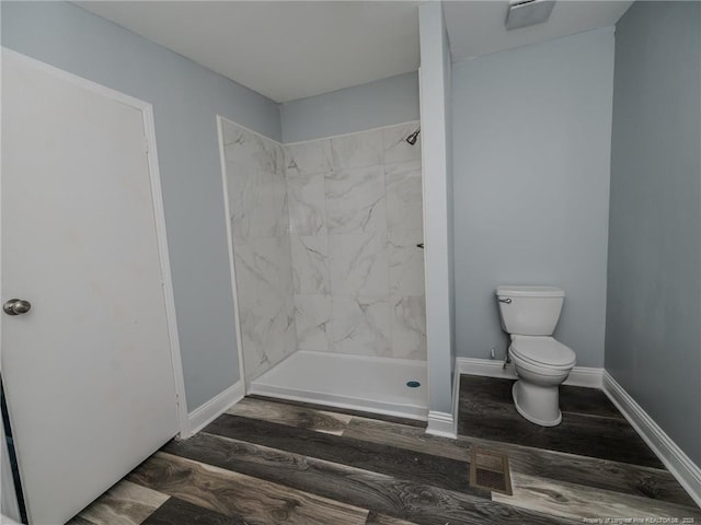 40 Ella Bell Rd, Clarkton, NC 28433 - bathroom with wood finished floors and a stall shower