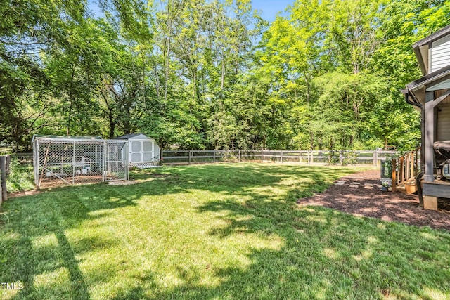 605 W Holt St, Mebane, NC 27302 - fenced backyard with a shed