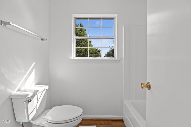 7 Hannah Ct, Durham, NC 27713 - full bath featuring toilet and wood finished floors