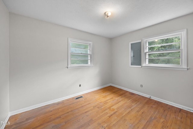 150 Alston Pruitt Rd, Louisburg, NC 27549 - spare room featuring healthy amount of natural light, light wood finished floors, and electric panel