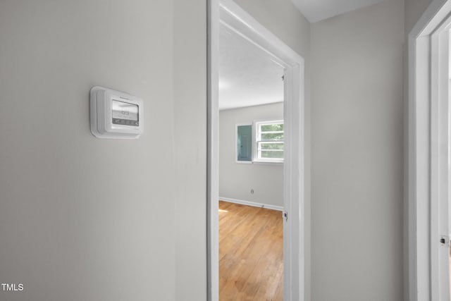 150 Alston Pruitt Rd, Louisburg, NC 27549 - hallway with light wood finished floors and baseboards