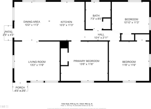 150 Alston Pruitt Rd, Louisburg, NC 27549 - view of property floor plan