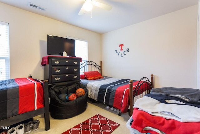 4009 Tresco Xing, Raleigh, NC 27616 - bedroom featuring carpet floors and ceiling fan