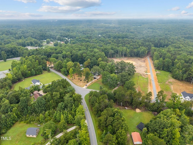 5027 Preacher Holmes Rd, Graham, NC 27253 - bird's eye view of a heavily wooded area